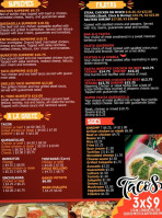 El Toro menu