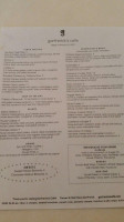 Garfrerick's Cafe And Catering menu