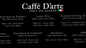 Caffé D'arte Alaska food