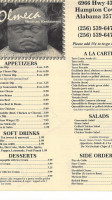 El Olmeca menu