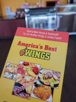 America’s Best Wings menu