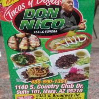 Tacos Dogos Don Nico food