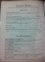 Paolo's Bistro menu