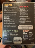 Los Toros menu