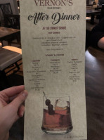 Vernon's Cafe menu