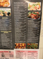Phan-shin Chinese menu