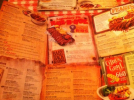 Famous Dave's -b-que menu