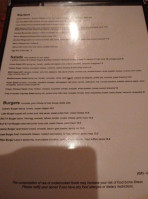 Lake Sheridan Grill menu