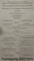 Dewey's Restaurant And Bar menu