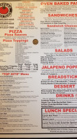 Toppers Pizza Place menu