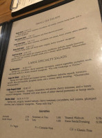 Julia's menu