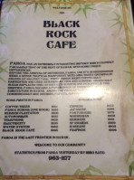 Black Rock Cafe menu