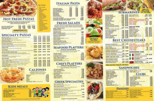 Belair Pizzeria Wings Subs And More menu