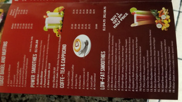 C C Deli Coffee Shop menu