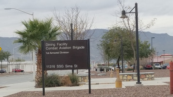 Dining Facility Combat Aviation Brigade outside