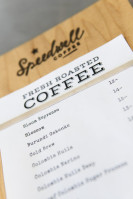 Speedwell Coffee menu