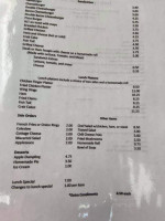 Loch Lynn menu