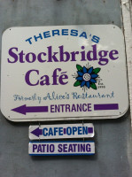 Theresa's Stockbridge Cafe & Main Street Market outside