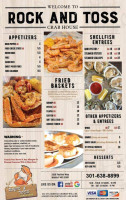 Rock And Toss Crab House menu