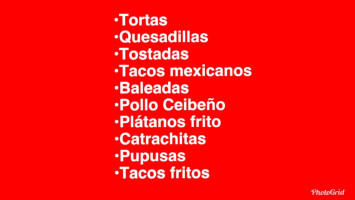 Sabor Latino Food Truck food