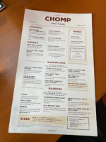Chomp Kitchen and Drinks food