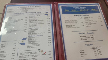 El Gallo Pinto menu