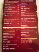 Rose's Cafe menu
