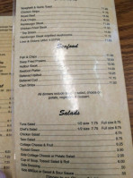 Casey's Restaurant menu