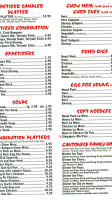 Dragon Gate Chinese menu