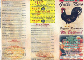 Gallo Nero menu