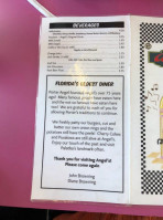 Angel's Dining Car menu