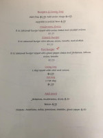 Country Red Hen menu