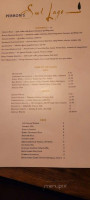 Perrons' Sul Lago menu