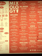 Sodalicious menu