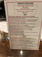 Donatina's Neapolitan Pizza Cafe menu