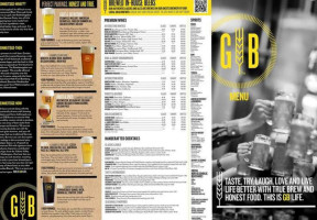Gordon Birsch Brewery menu