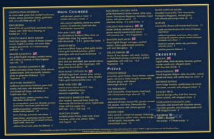 Union Jack's British Pub menu