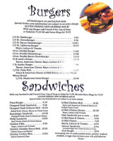 Jill's Cafe menu