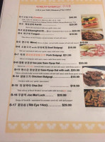 Koreana menu