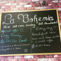 La Bohemia Bakery menu