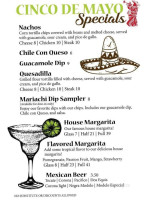 El Mariachi menu