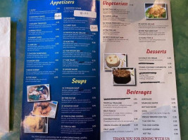 Tara Thai menu