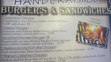 Brewster's Northgate menu