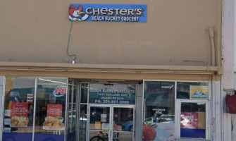 Chesters Beach Bucket Grocery outside
