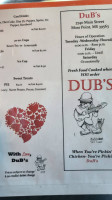 Dubs menu