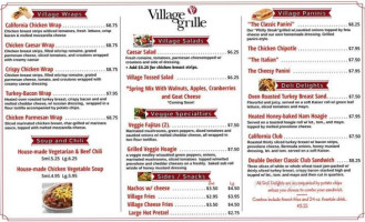 Village Grille menu