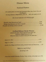 Freshway Cafe' menu