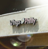 Wings And Philly food