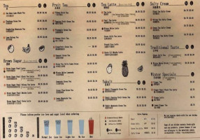 Yi Fang menu