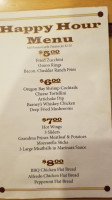 Barney Prine's Steakhouse Saloon menu